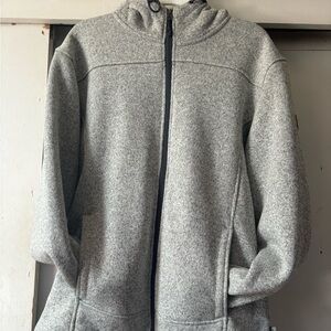 Gray Zip-Up Hoodie
